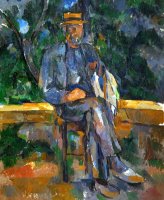 Seated Man 1905 1906 by Paul Cezanne