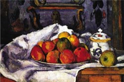Still Life Bowl of Apples by Paul Cezanne