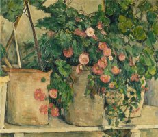 Still Life with Petunias About 1885 by Paul Cezanne