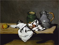 Still Life with Teapot by Paul Cezanne