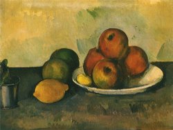 Study of Apples Lemon 1890 by Paul Cezanne