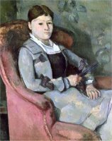 The Artist S Wife in an Armchair C 1867 by Paul Cezanne