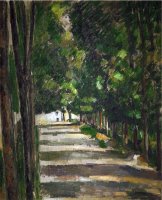 The Avenue Park of Chantilly Circa 1879 by Paul Cezanne