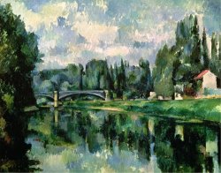 The Banks of The Marne at Creteil Circa 1888 by Paul Cezanne