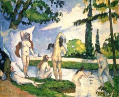 The Bathers 1873 77 by Paul Cezanne