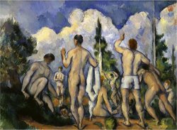 The Bathers C 1890 by Paul Cezanne