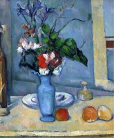 The Blue Vase 1885 87 by Paul Cezanne