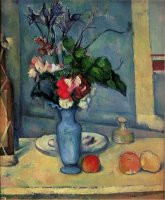The Blue Vase 1889 90 by Paul Cezanne