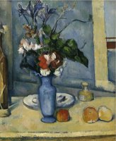 The Blue Vase C 1885 by Paul Cezanne