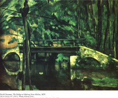 The Bridge at Maincy Near Melun by Paul Cezanne