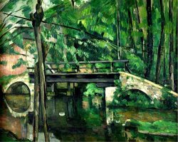 The Bridge at Maincy Or The Bridge at Mennecy Or The Little Bridge Circa 1879 by Paul Cezanne