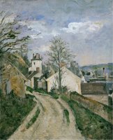 The House of Dr Gachet at Auvers Circa 1873 by Paul Cezanne
