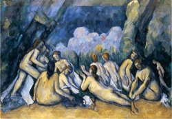 The Large Bathers Circa 1900 05 by Paul Cezanne