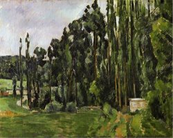 The Poplars 1879 1882 by Paul Cezanne