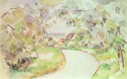 The Winding Road by Paul Cezanne