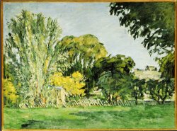 Trees at Jas De Bouffan by Paul Cezanne