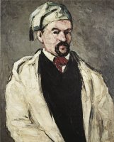Uncle Dominique Man in a Cotton Hat by Paul Cezanne