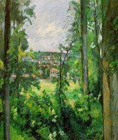 View of the Outskirts by Paul Cezanne