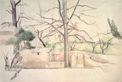 Winter Jas De Bouffan W C by Paul Cezanne