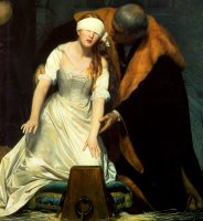 The Execution of Lady Jane Grey Detail by Paul Delaroche