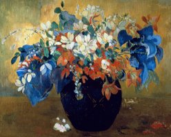 A Vase Of Flowers by Paul Gauguin