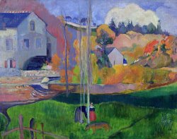 Brittany Landscape by Paul Gauguin
