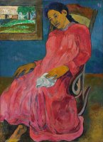 Faaturuma (melancholic) by Paul Gauguin