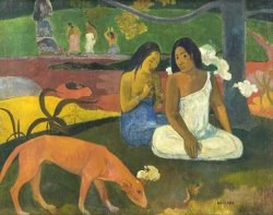 Joyfulness(arearea) by Paul Gauguin