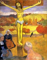 Le Christ Jaune Yellow Christ Huile Sur Toile by Paul Gauguin