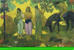 Rupe Rupe (fruit Gathering) by Paul Gauguin