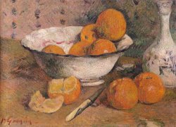 Still life with Oranges by Paul Gauguin