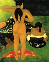Tahitian Beach by Paul Gauguin