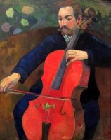 The Cellist by Paul Gauguin