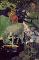 The White Horse by Paul Gauguin