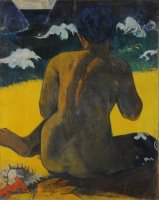 Vahine No Te Miti (femme a La Mer) (mujer Del Mar). by Paul Gauguin