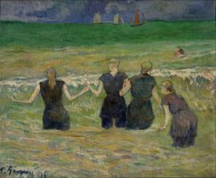 Women Bathing by Paul Gauguin