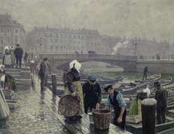 Ved Gammel Strand by Paul Gustave Fischer