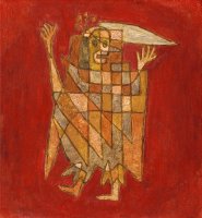 Allegorical Figure Allegorische Figurine Verblassung by Paul Klee