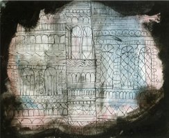 Burning Castle 1920 by Paul Klee
