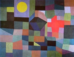 Fire at Full Moon 1933 by Paul Klee