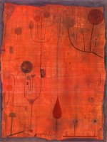 Fruchte Auf Rot C 1930 by Paul Klee