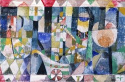 Hafenbild Raddampfer 1918 142 by Paul Klee