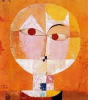 Head of Man Going Senile C 1922 by Paul Klee