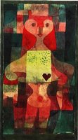 Herzdame C 1922 by Paul Klee