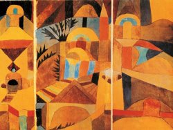 Il Giardino Del Tempio by Paul Klee