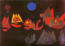 Schiffe Im Dunkeln C 1927 by Paul Klee