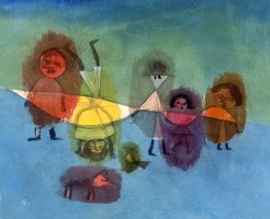 Small Children Kindergruppe by Paul Klee