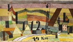 Station L 112 14 Km by Paul Klee