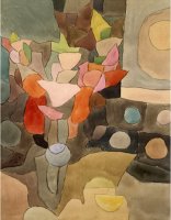 Still Life with Gladioli Gladiolen Still Leben by Paul Klee