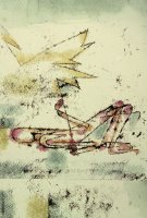 Struck by Lightning Blitzschlag by Paul Klee